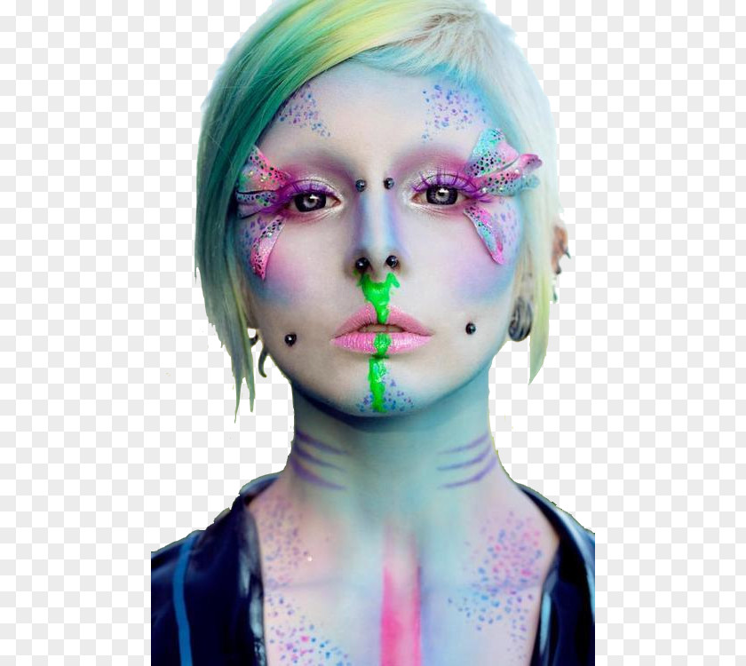 Seapunk Cosmetics Make-up Artist Airbrush Makeup Permanent PNG
