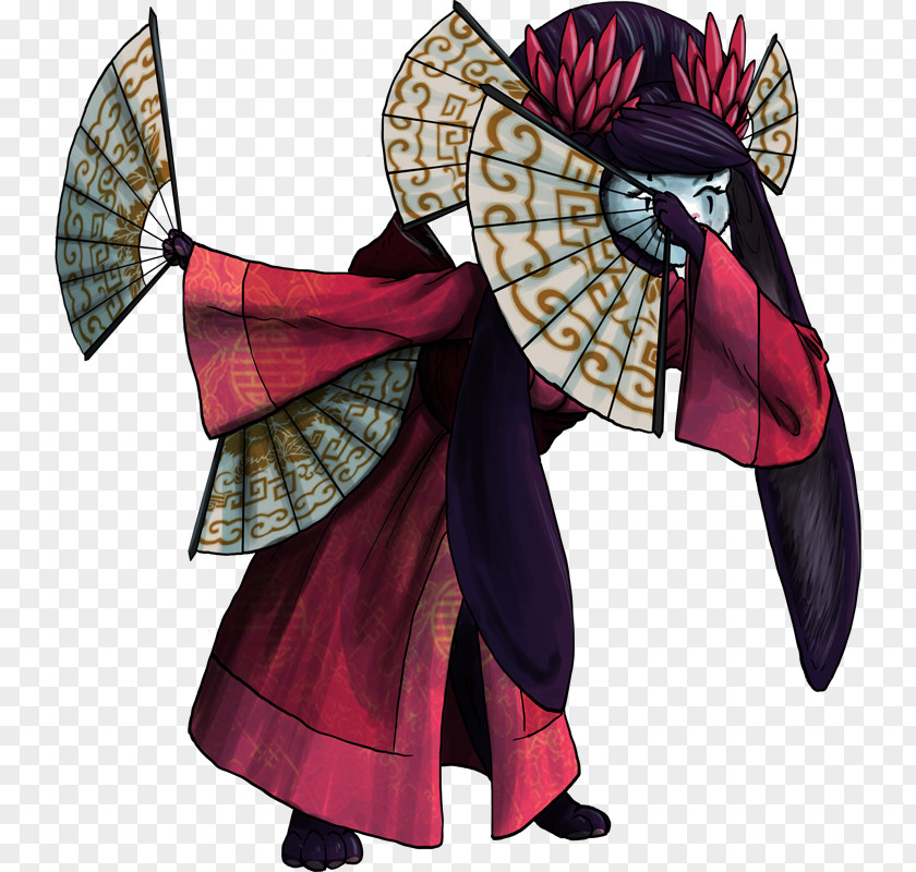 Geisha Character Pollinator Magenta PNG