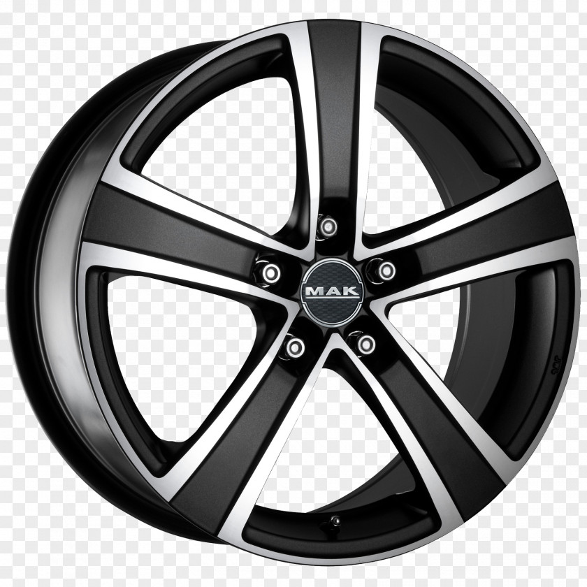 Mak Car Rim Alloy Wheel Tire PNG