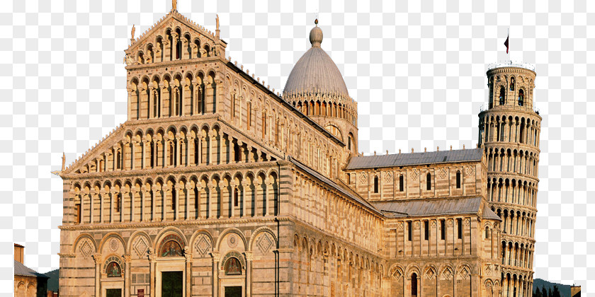 Monuments Middle Ages Piazza Dei Miracoli Medieval Architecture Cathedral Tourist Attraction PNG