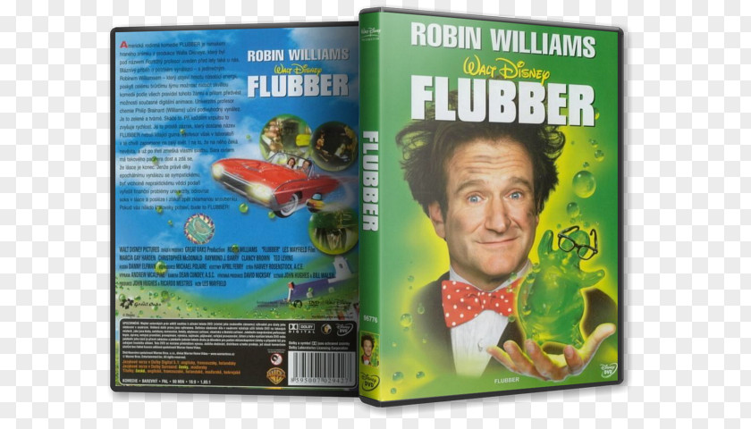 Robin Williams Flubber Poster Text DVD Organism PNG