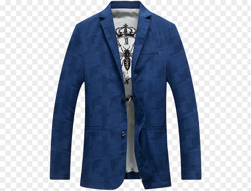 Blue Spider Crown Suit PNG
