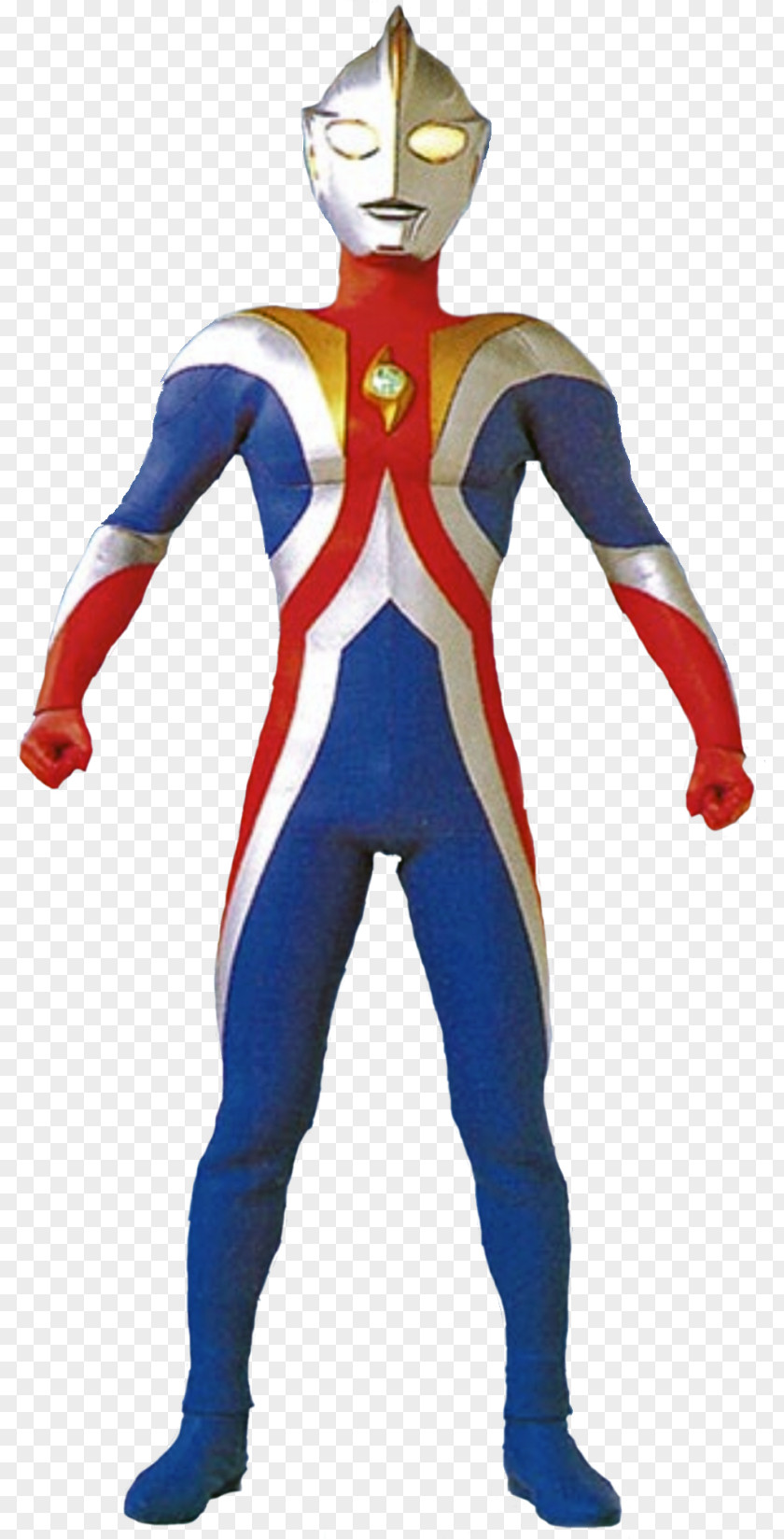 Caw Superhero Costume Newspaper Extra Ultraman Electric Blue PNG