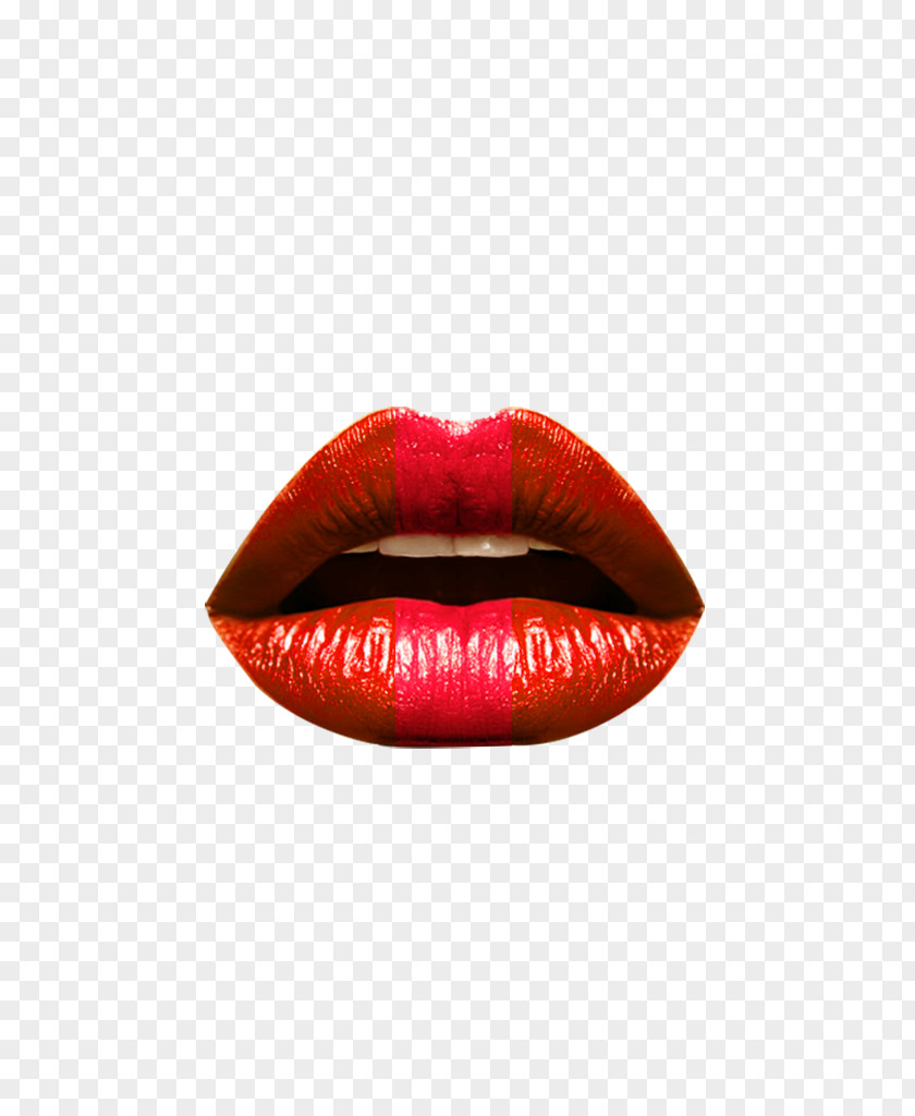 Free Red Lips Pull Image Lipstick Lip Gloss Cosmetics PNG