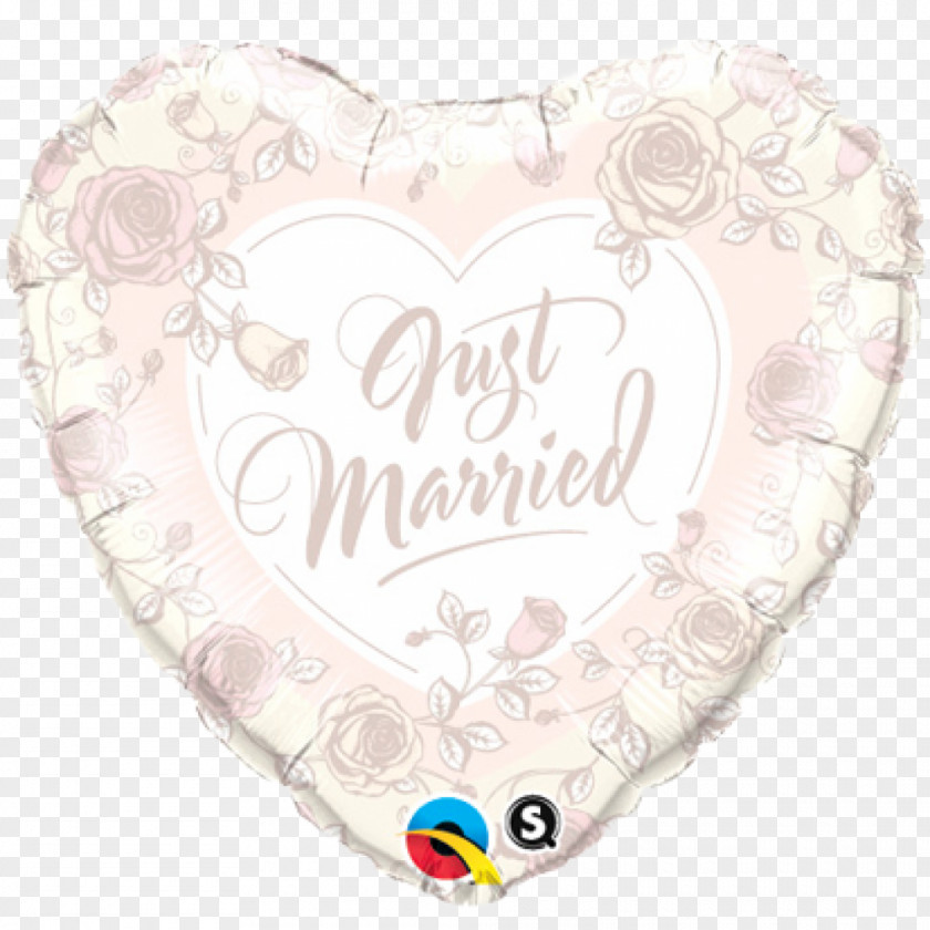 Just Married Gas Balloon Wedding Party Birthday PNG