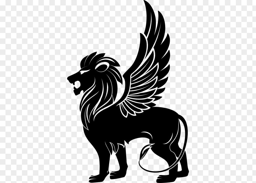 Lion Winged Clip Art PNG