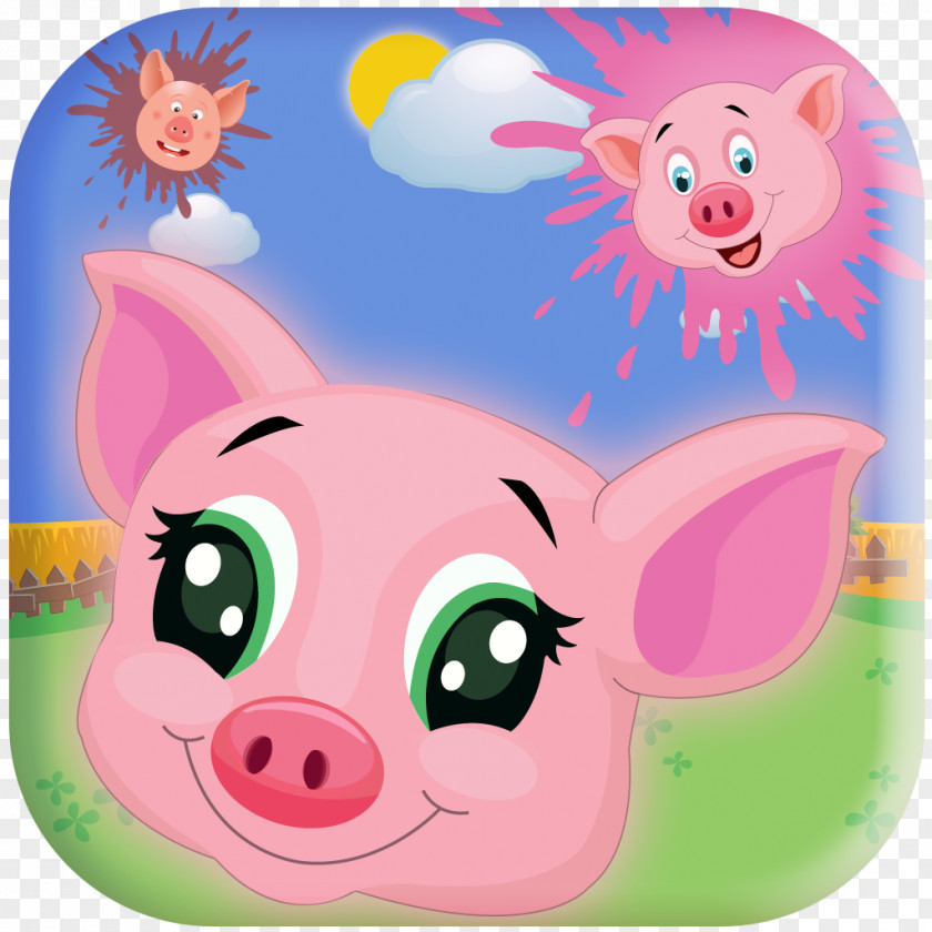 Pig Clip Art Illustration Product Pink M PNG