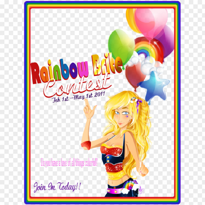 Rainbow Brite Balloon Recreation PNG