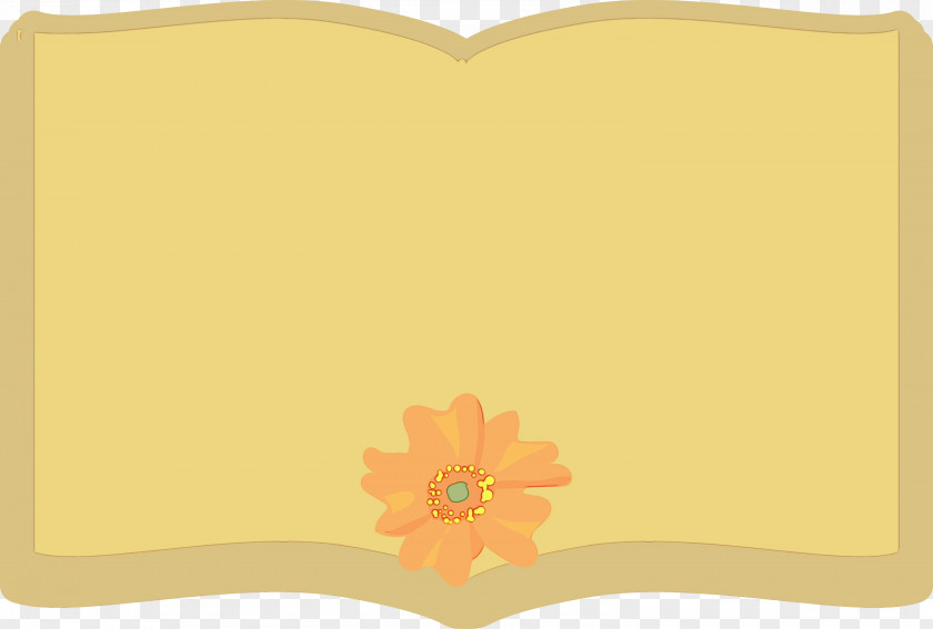 Rectangle Flower Yellow Font Petal PNG