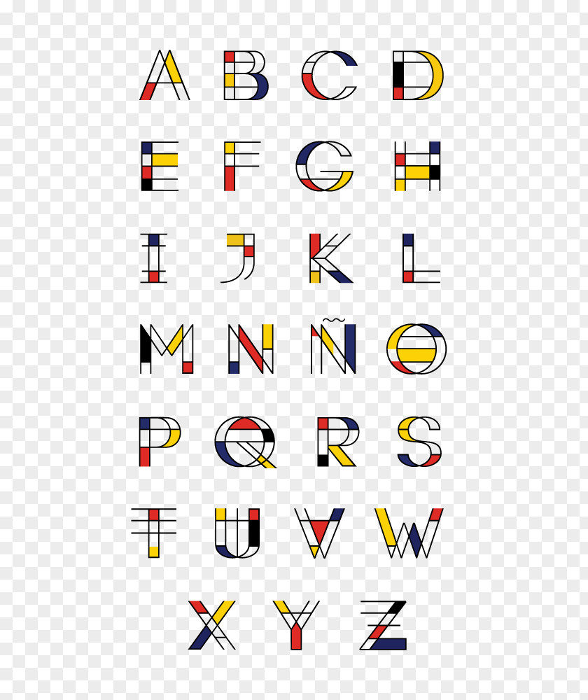 Typography Font Typeface Art De Stijl PNG