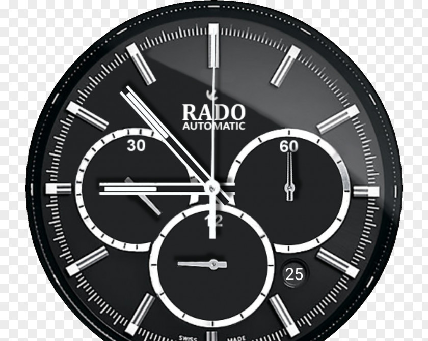 Watch Face Rado Automatic Chronograph Strap PNG