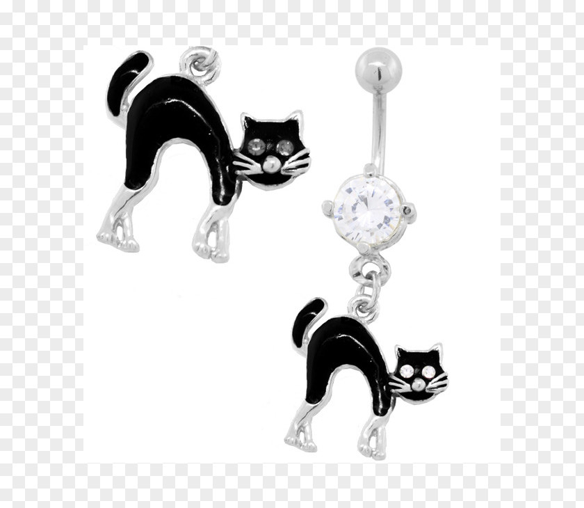 Cat Earring Body Jewellery PNG