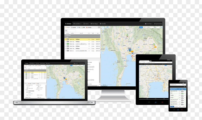 Gps Tracker Web Development Responsive Design PNG