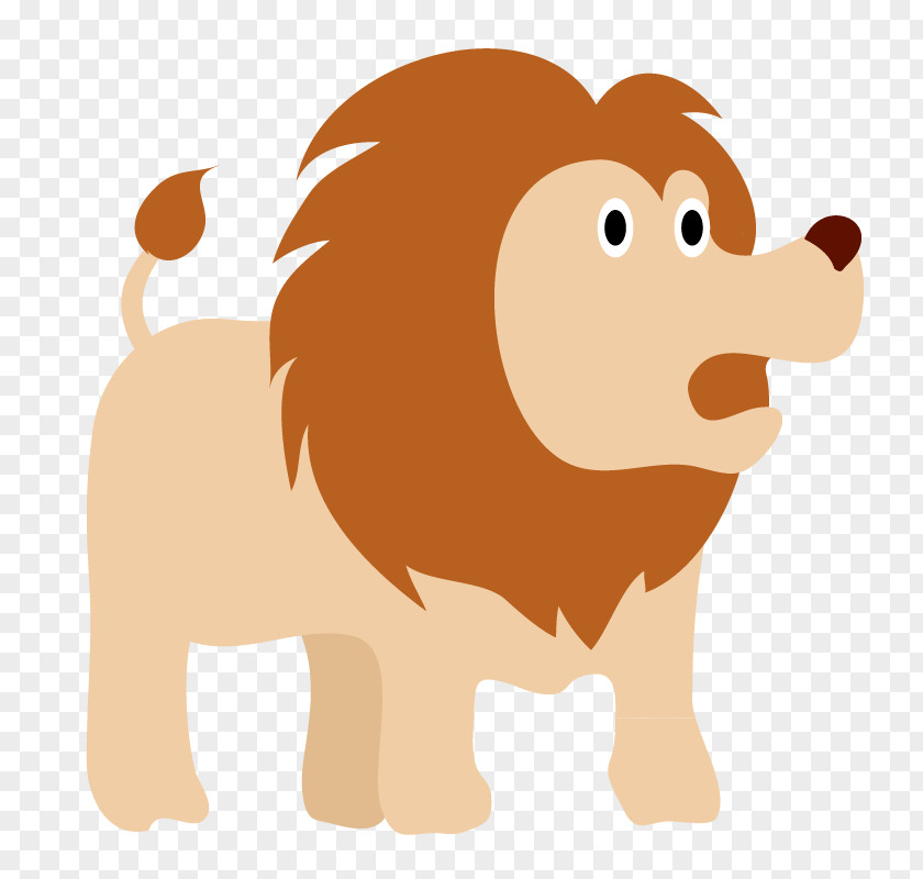 Lion Puppy Illustration Zoo Clip Art PNG