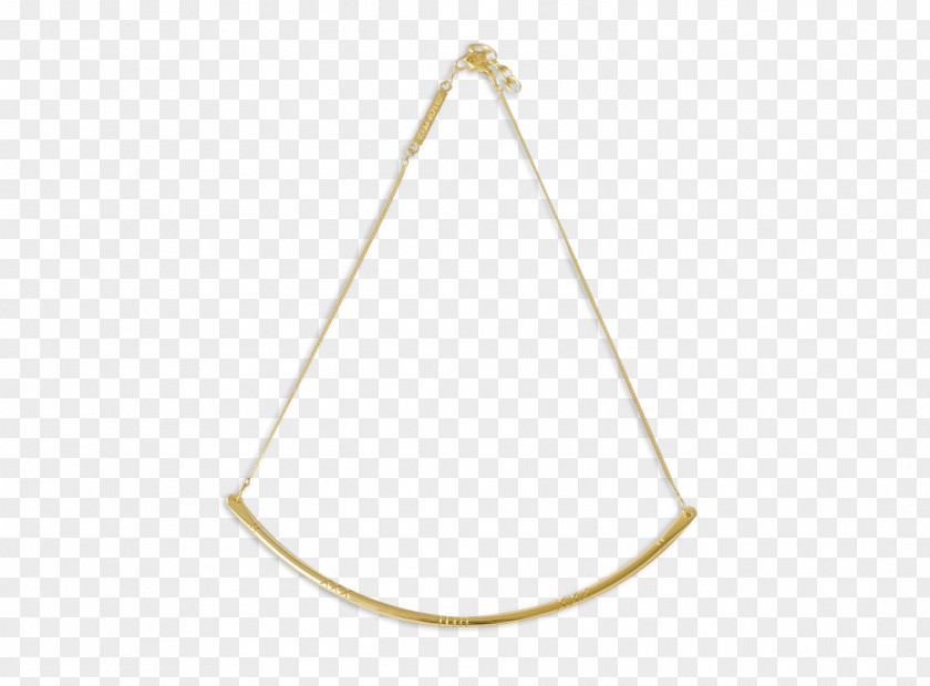 Necklace Triangle Chain PNG