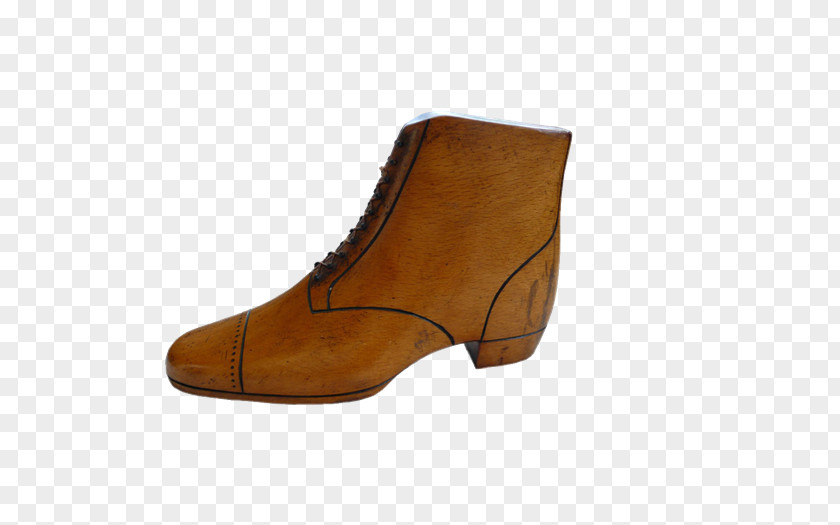 Zapateria Suede Brown Caramel Color Boot Shoe PNG