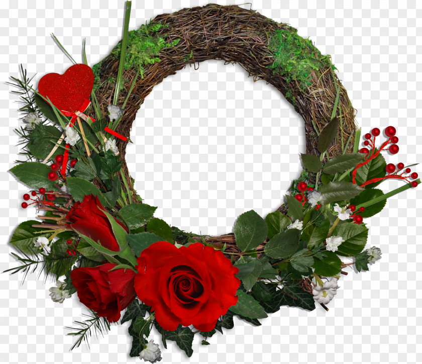 Buket Frame Wreath Centerblog Garden Roses Flower Floral Design PNG
