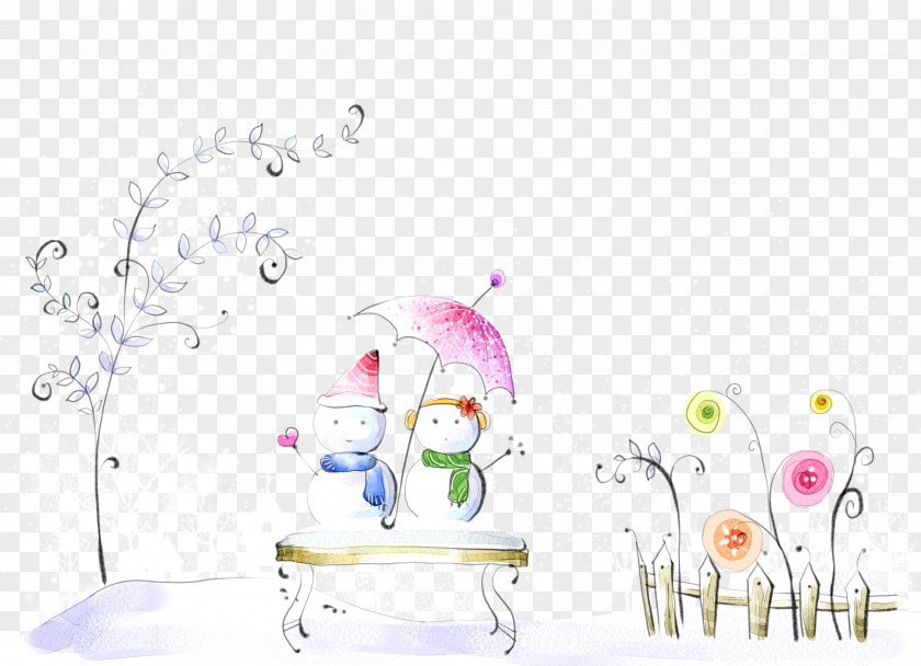 Creative Christmas HD Download Snowman Winter PNG