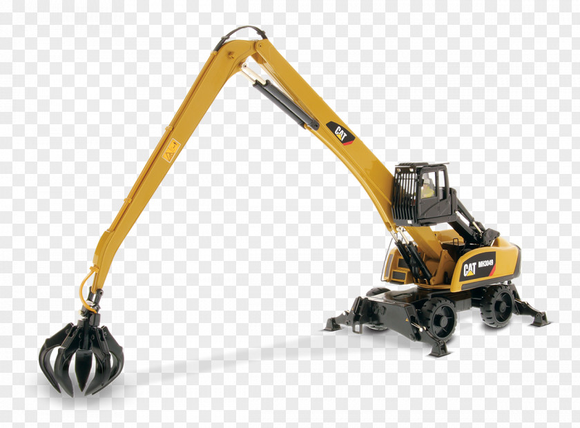 Excavator Caterpillar Inc. Die-cast Toy Loader Material PNG