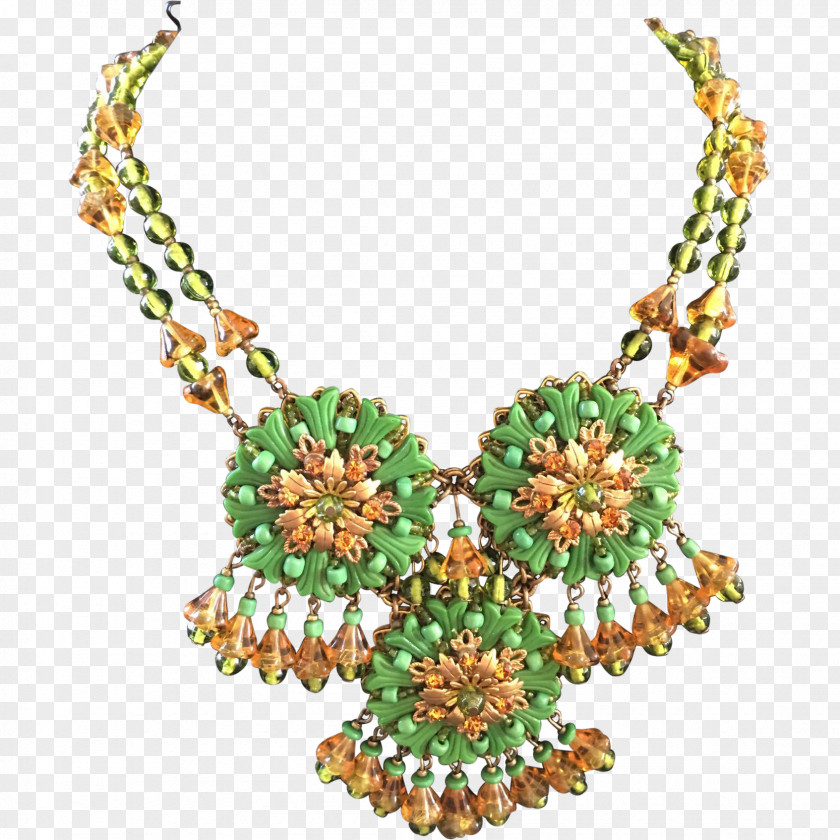 Necklace Jewellery Miriam Haskell Jewelry Costume Past Era Antique Collection PNG