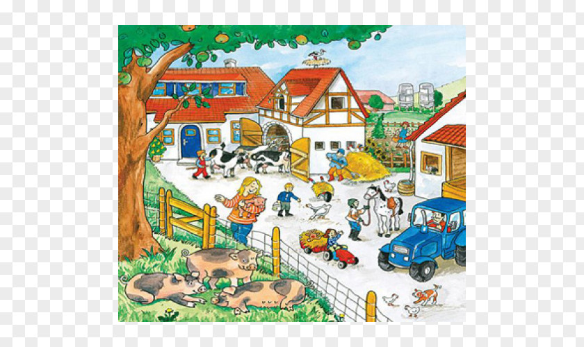 Oyuncaklar Jigsaw Puzzles Ravensburger Farm PNG