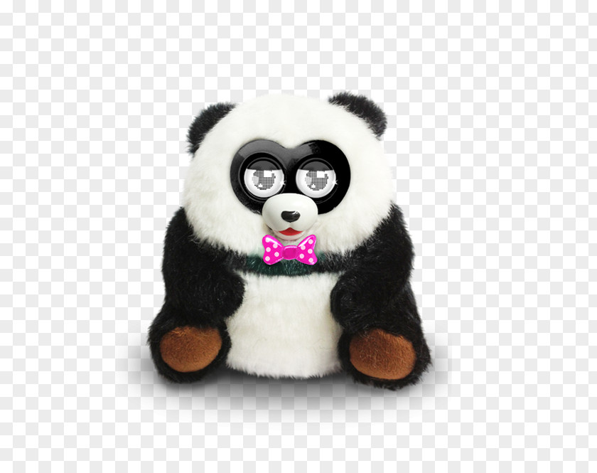 Panda Giant Microphone Red Toy Furby PNG