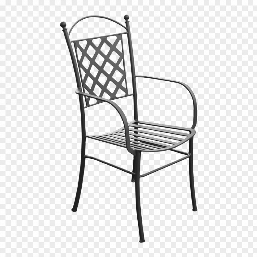 Table Chair Armrest Wicker PNG