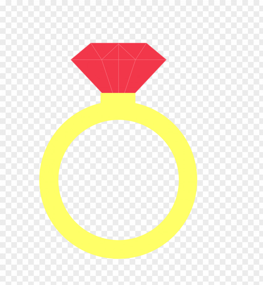 Vector Yellow Red Cartoon Diamond Ring Gemstone Photography Jewellery Illustration PNG
