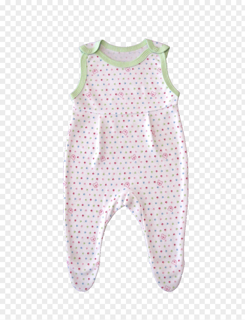 Baby Suits Polka Dot Sleeve & Toddler One-Pieces Bodysuit Pink M PNG
