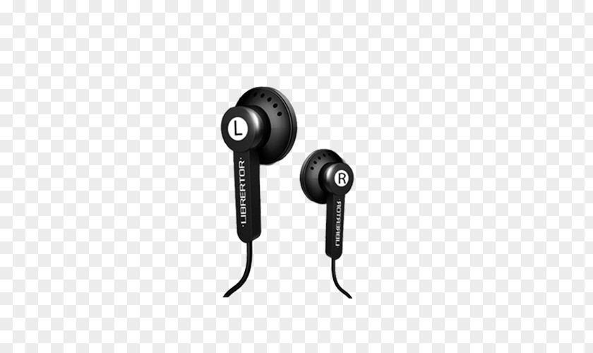 Black Headphones Headset Audio Equipment PNG