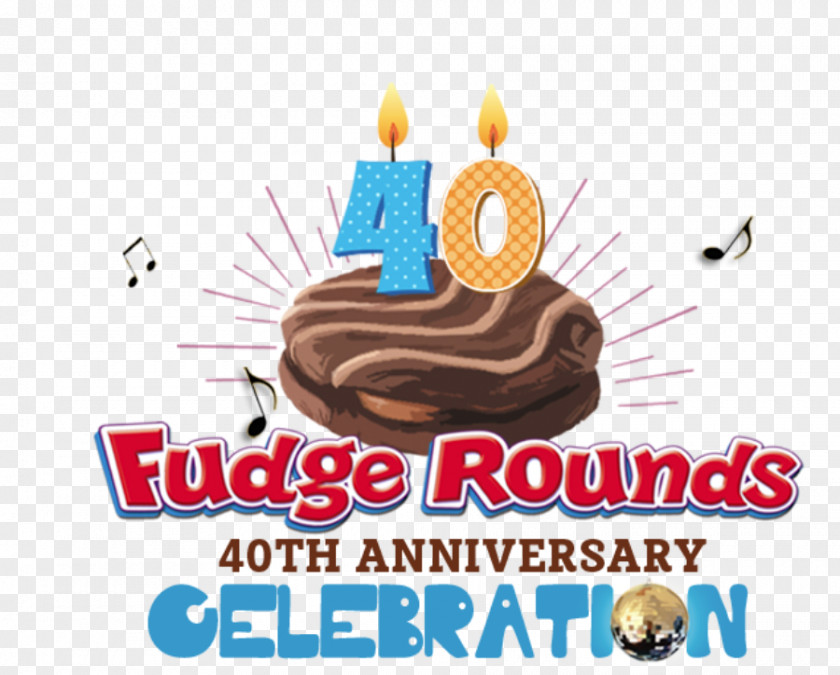 Chocolate Cake Birthday Fudge Rounds PNG
