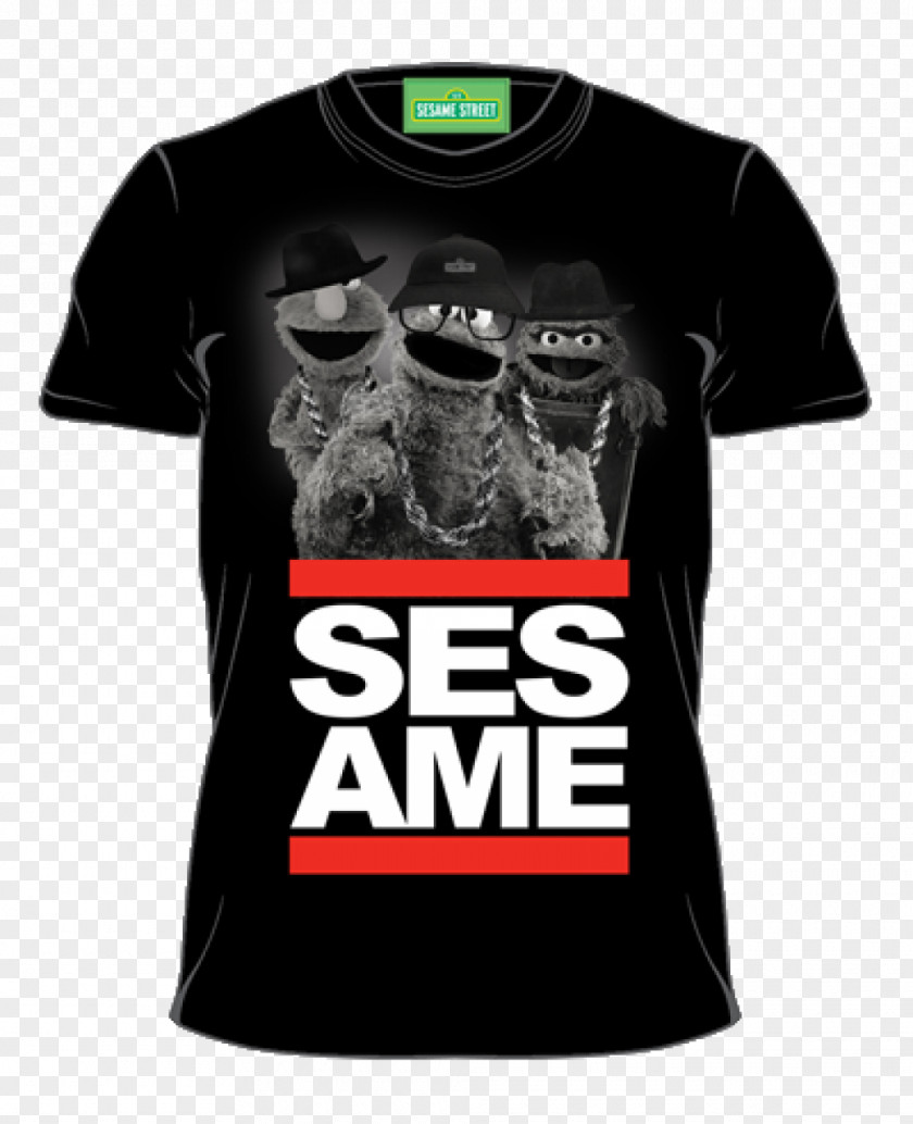 Run Dmc T-shirt Elmo Big Bird Oscar The Grouch Negan PNG