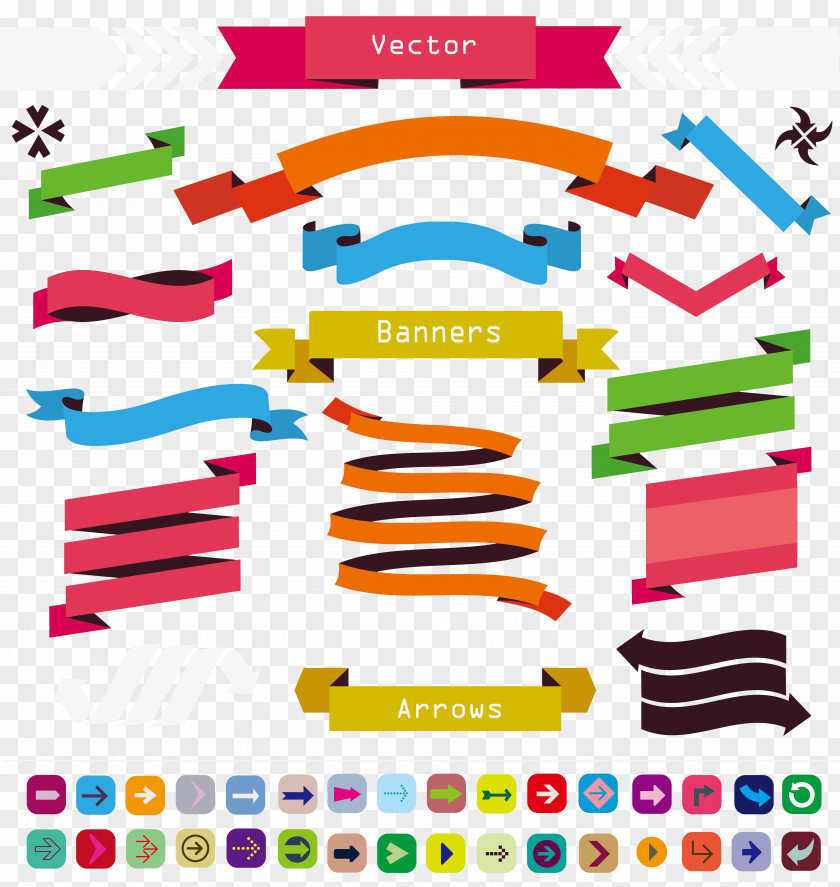 Color Ribbon Vector Material Label Design Graphic Designer PNG