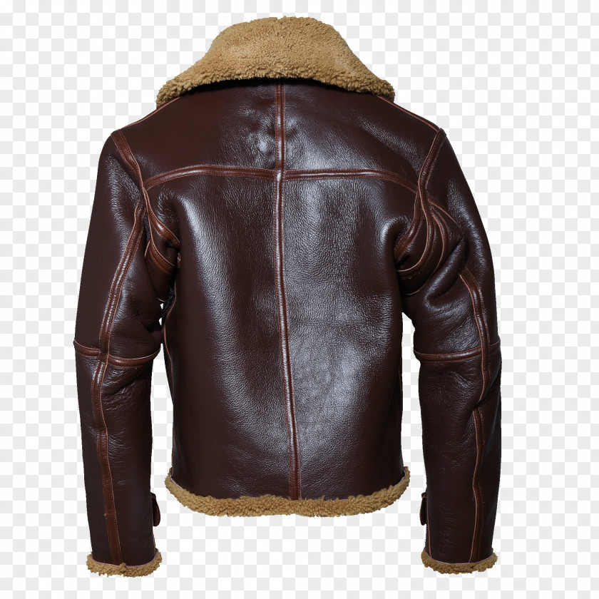 Jacket Leather Flight Sheepskin PNG