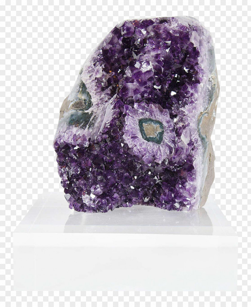 Purple Amethyst Crystal PNG