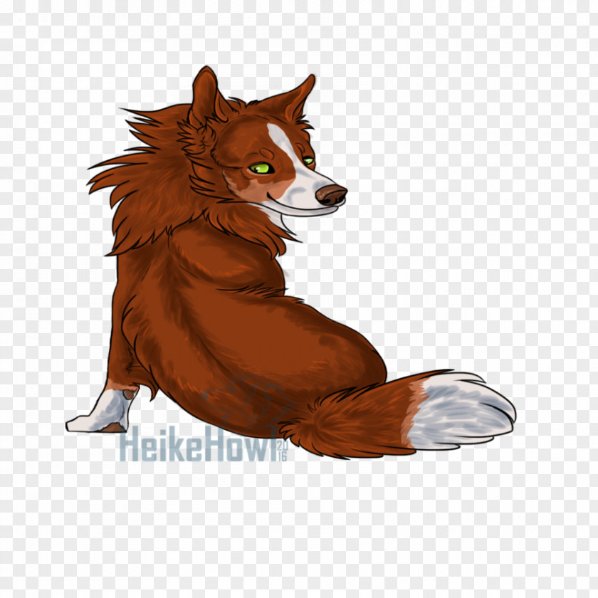 Red Border Collie Fox Fur Snout Vulpini Tail PNG