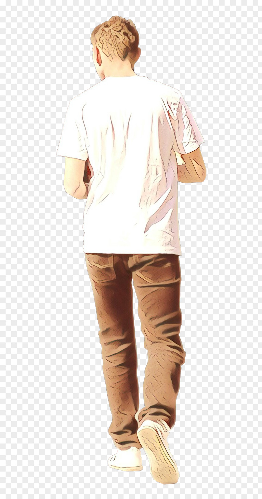 Waist Pocket Boy Cartoon PNG