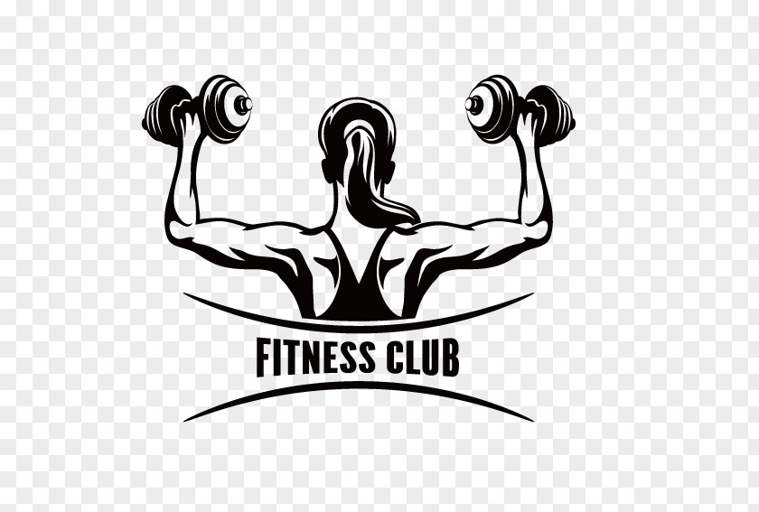 Woman Barbell Back Of FIG. Fitness Centre Physical Clip Art PNG
