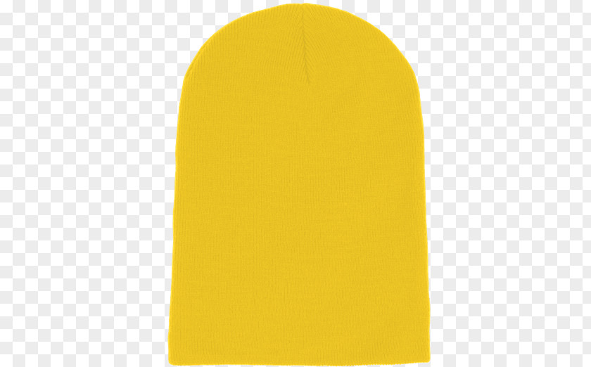 Beanie Knit Cap Hat Yellow PNG