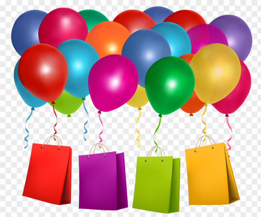Birthday Happiness Wish Hot Air Balloon PNG