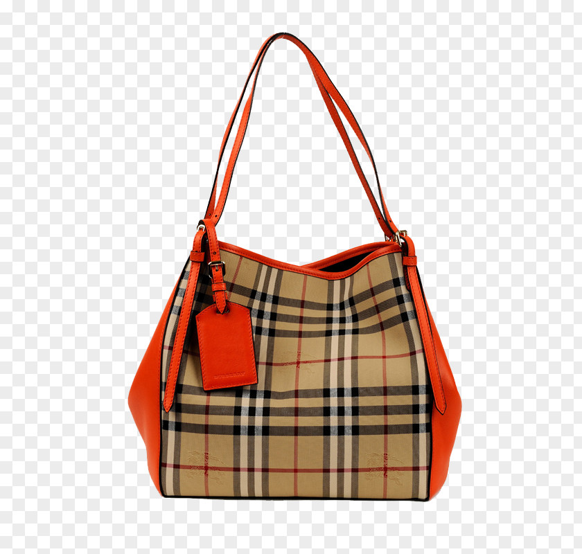 Burberry Orange Tote HQ Bag Handbag PNG