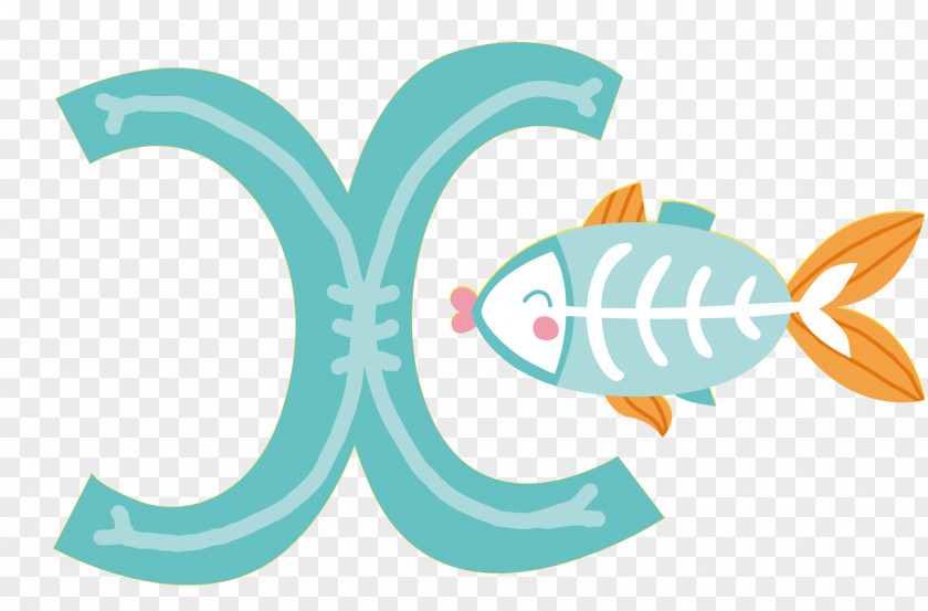 Creative Fish English Alphabet Clip Art PNG