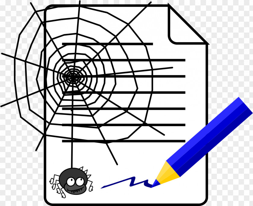 Diagram Line Art Spider Cartoon PNG
