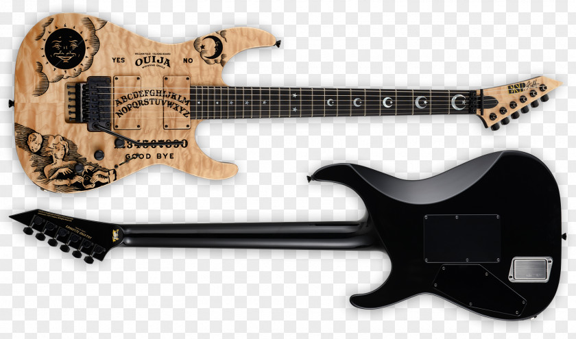 Guitar ESP Guitars Kirk Hammett Ouija Electric PNG