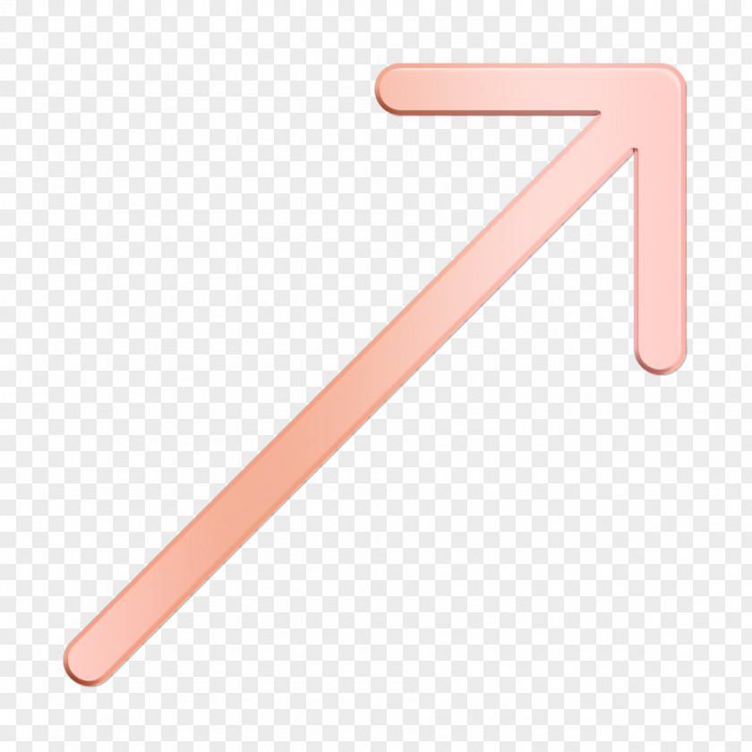 Pink Up Arrow Icon Diagonal Diagonalarrowupright PNG