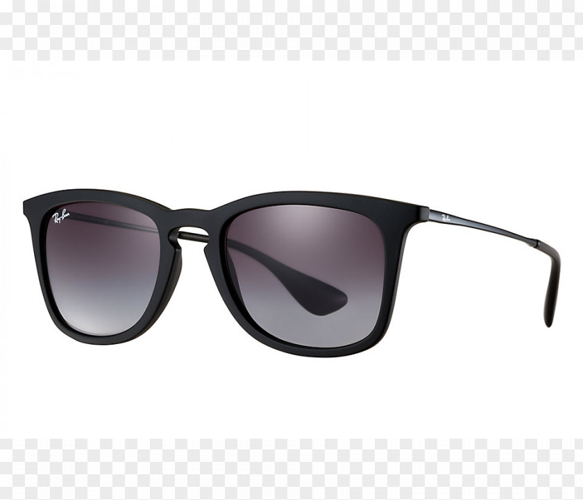 Black Sunglasses Ray-Ban Chris RB3578 Erika Classic PNG