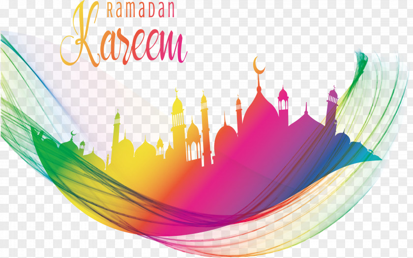 Colorful Islam Church Graphic Design Illustration PNG