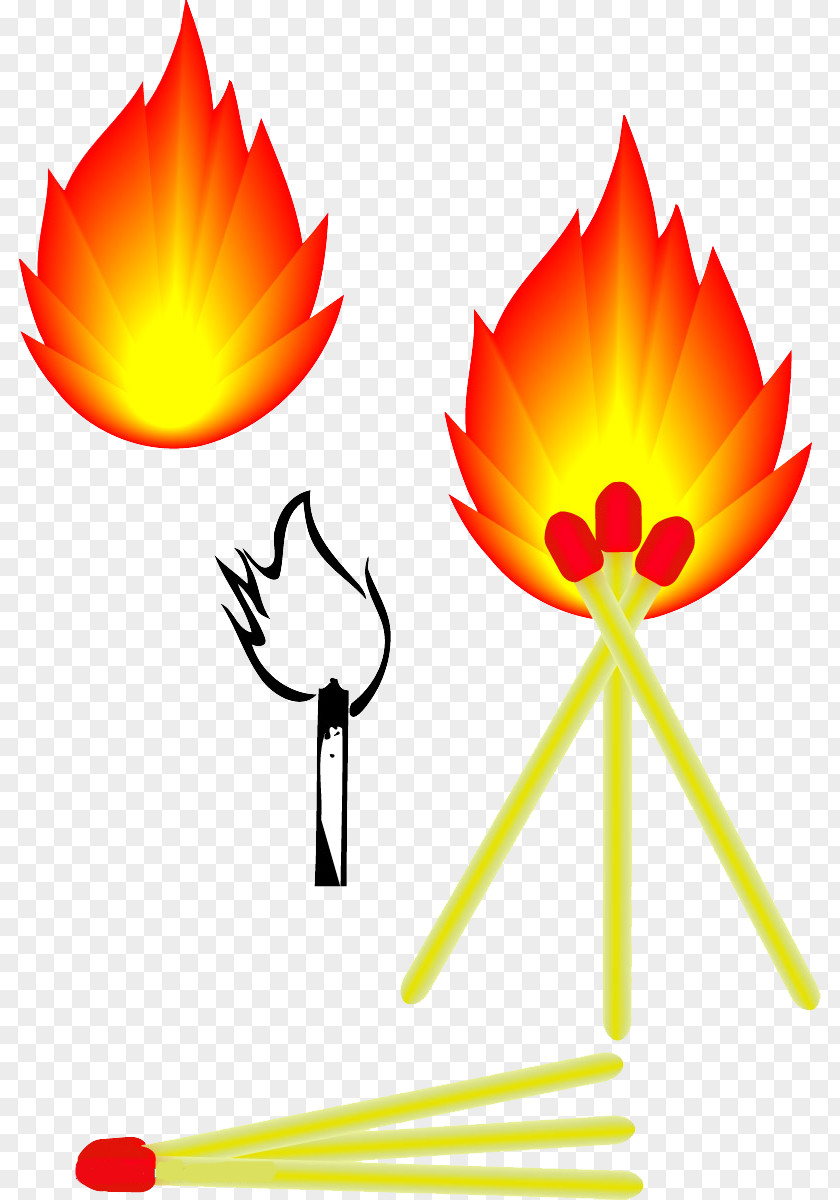 Flame Match Clip Art PNG