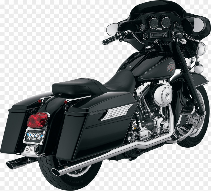 Harley-davidson Exhaust System Harley-Davidson Street Glide Motorcycle Softail PNG