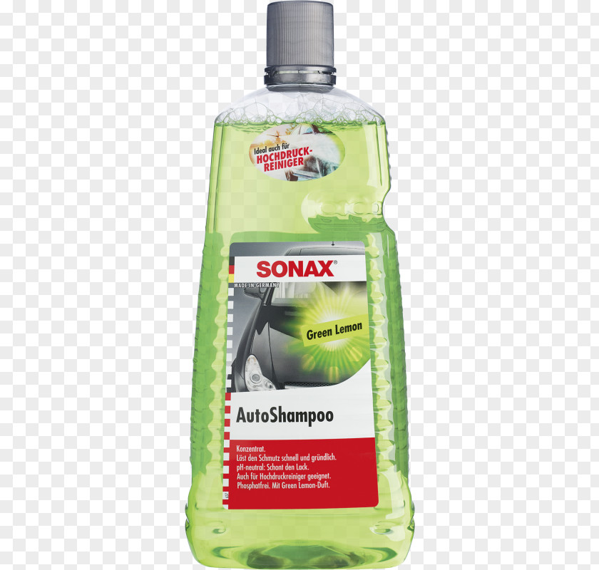 Lemon Green Car Sonax Concentrate Shampoo PH PNG